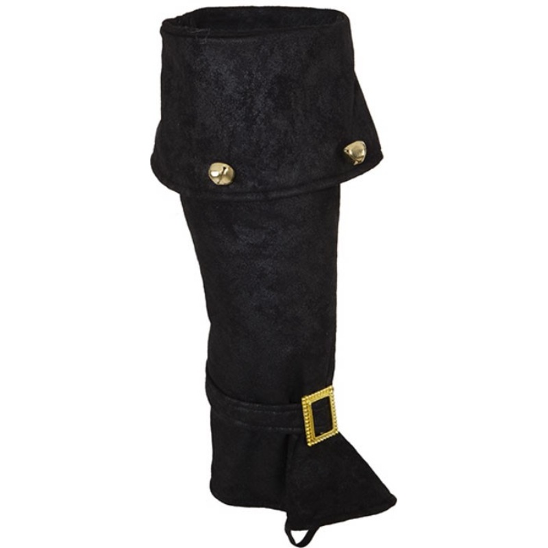 Black Christmas bell cuffs