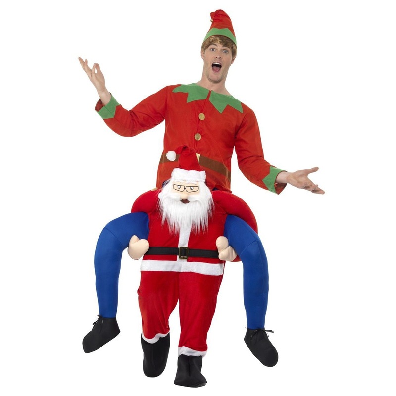 Busy Santa piggyback costume