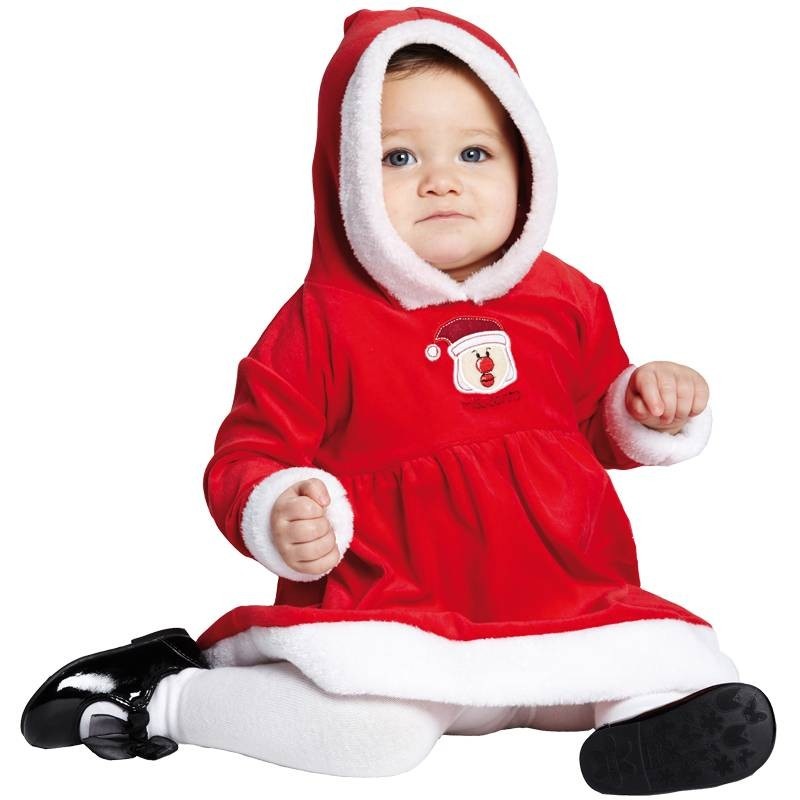 Little Santa Christmas Dress Santa Claus Costume For Toddlers