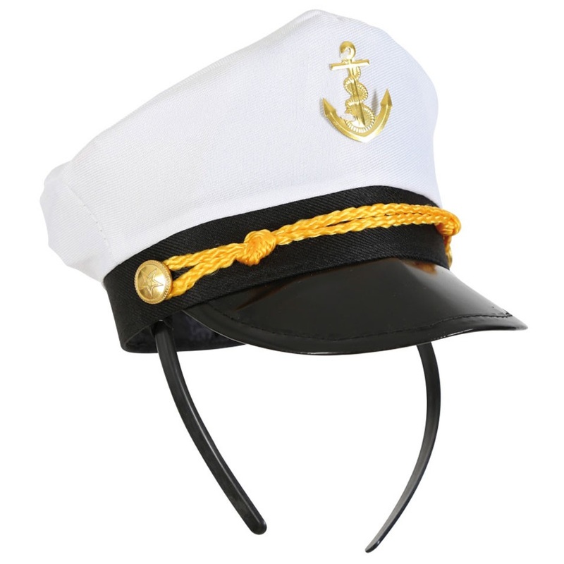 Phil headband with captain's hat