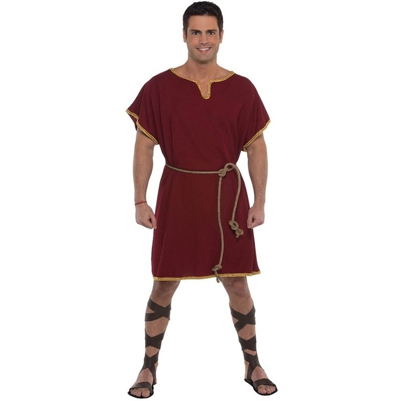 Red Roman mens costume Marcus