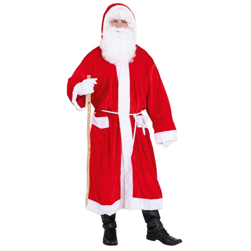 Red santa claus coat with cord