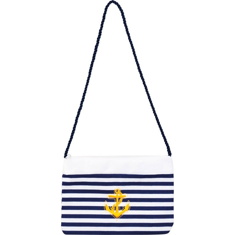 Sailor handbag navy