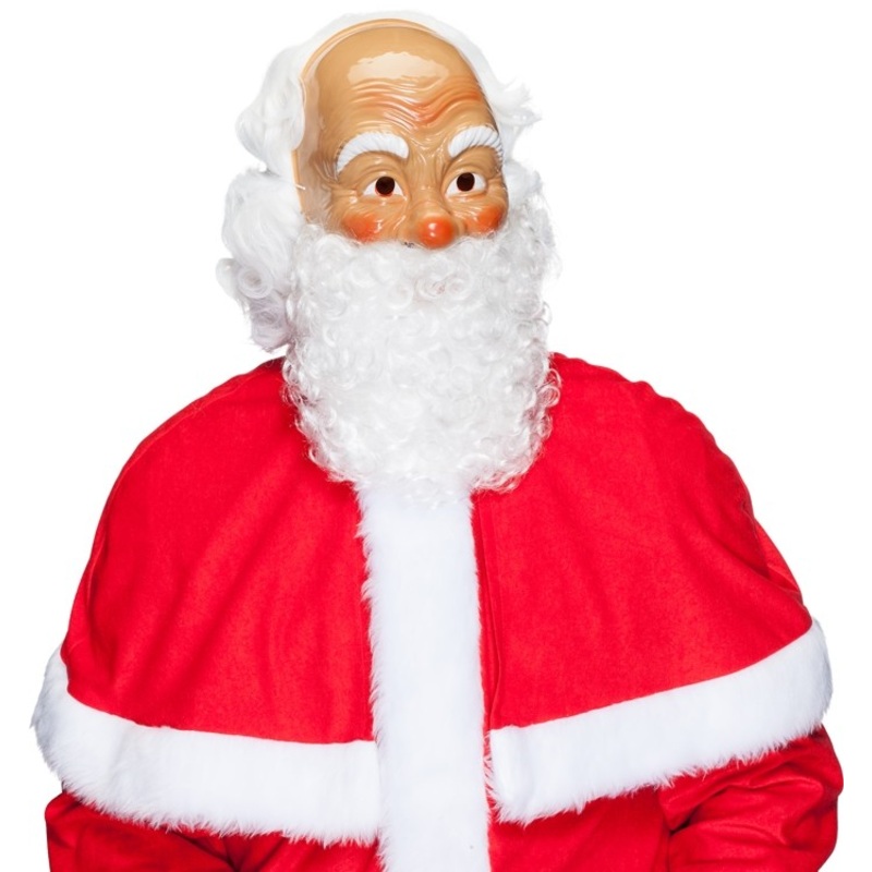 Santa Claus mask with beard