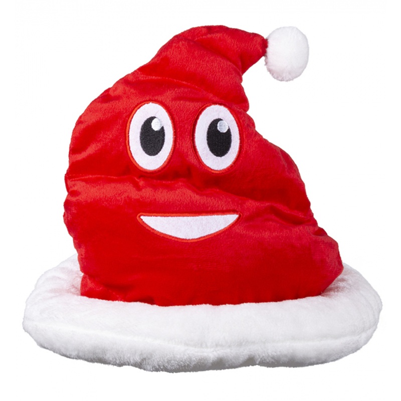 Santa hat shit pile
