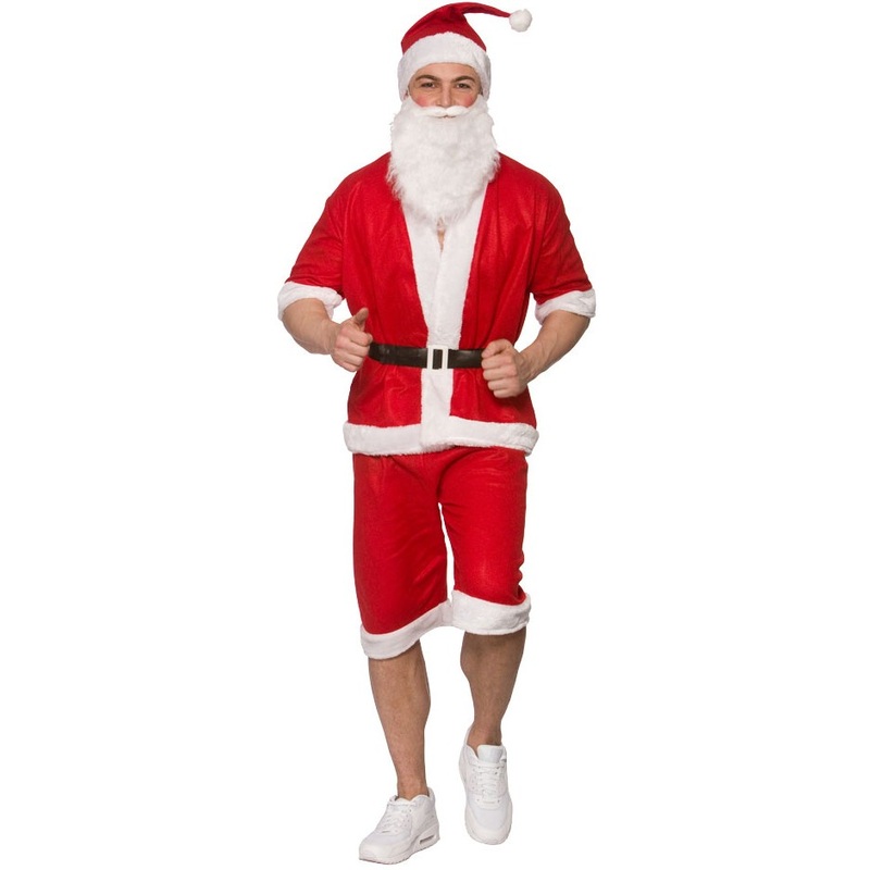 Sporty Santa men's costume