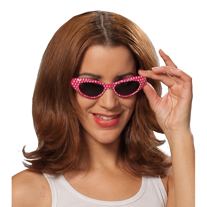 60s retro sunglasses with dots