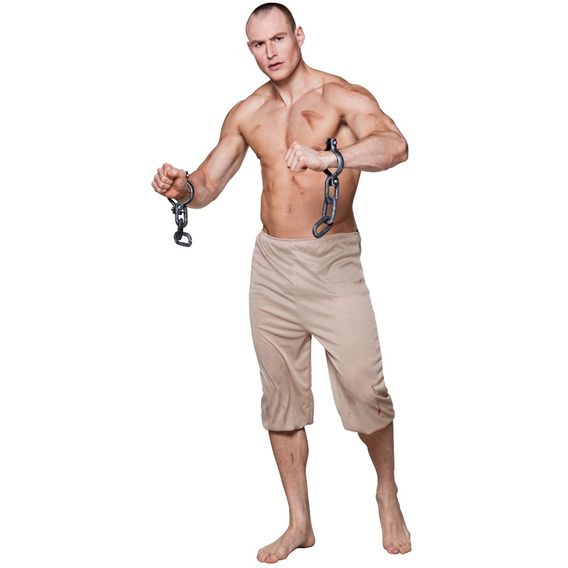Broken handcuffs slave shackles