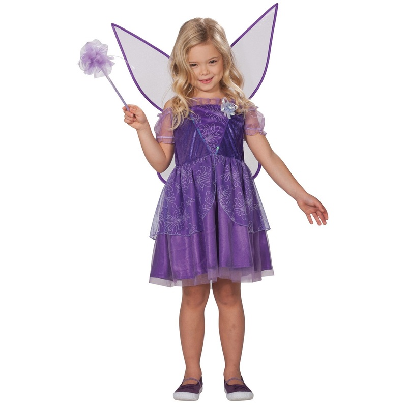 Fibby fairy dress child costume in purple 104