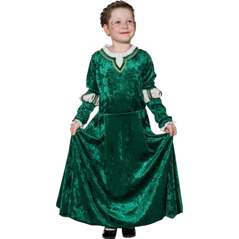Graceful damsel Leandra child costume 116