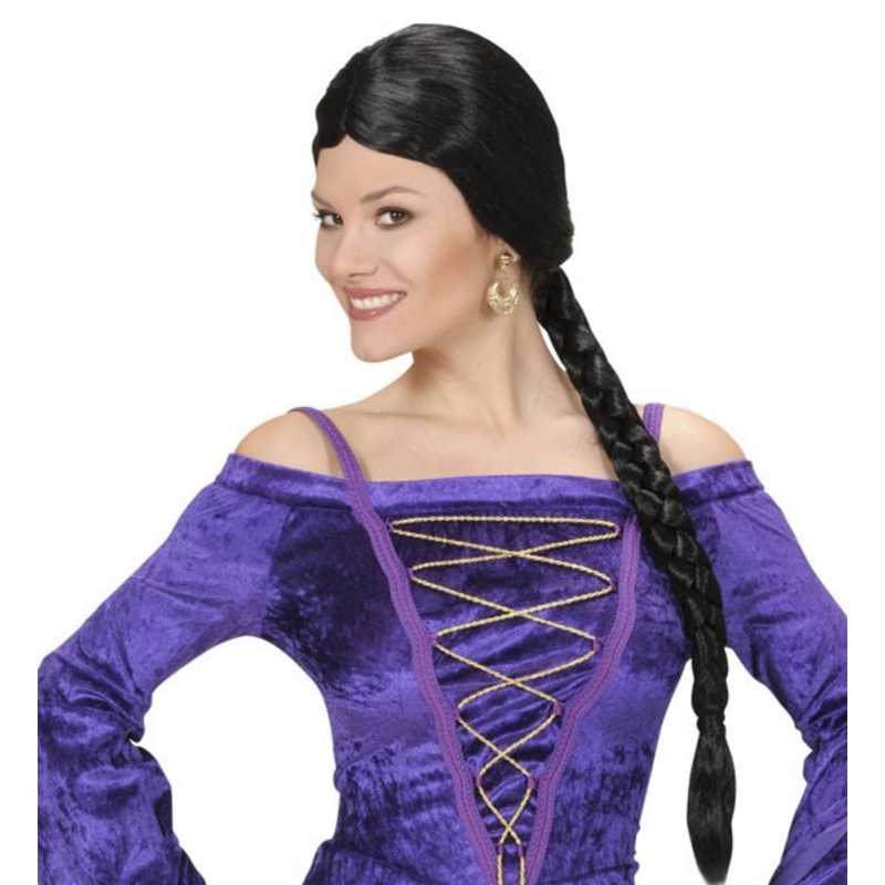 Medieval damsel plait wig for women