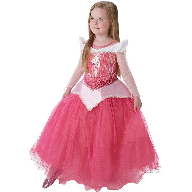 Pompous sleeping beauty ball gown S