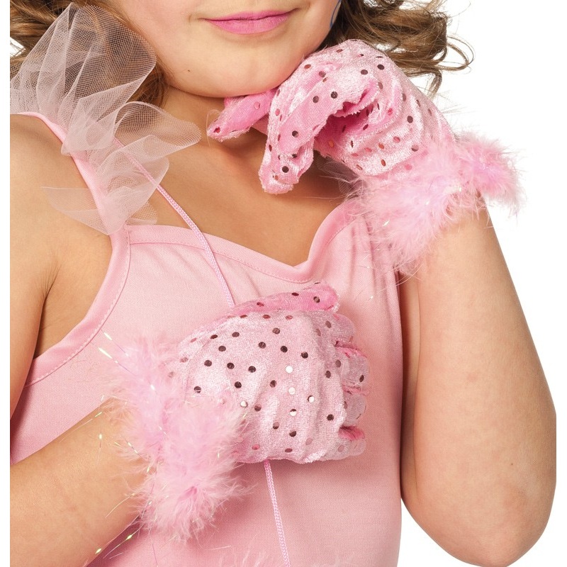 Princess Pinky Sequin Children's Gloves