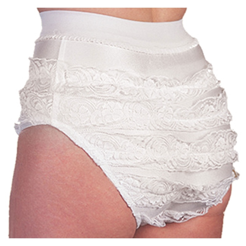 Ruffle panties children white 128