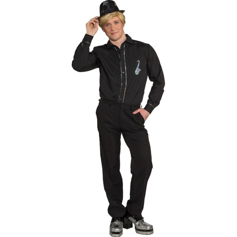 Saxophone party shirt for men 46-48