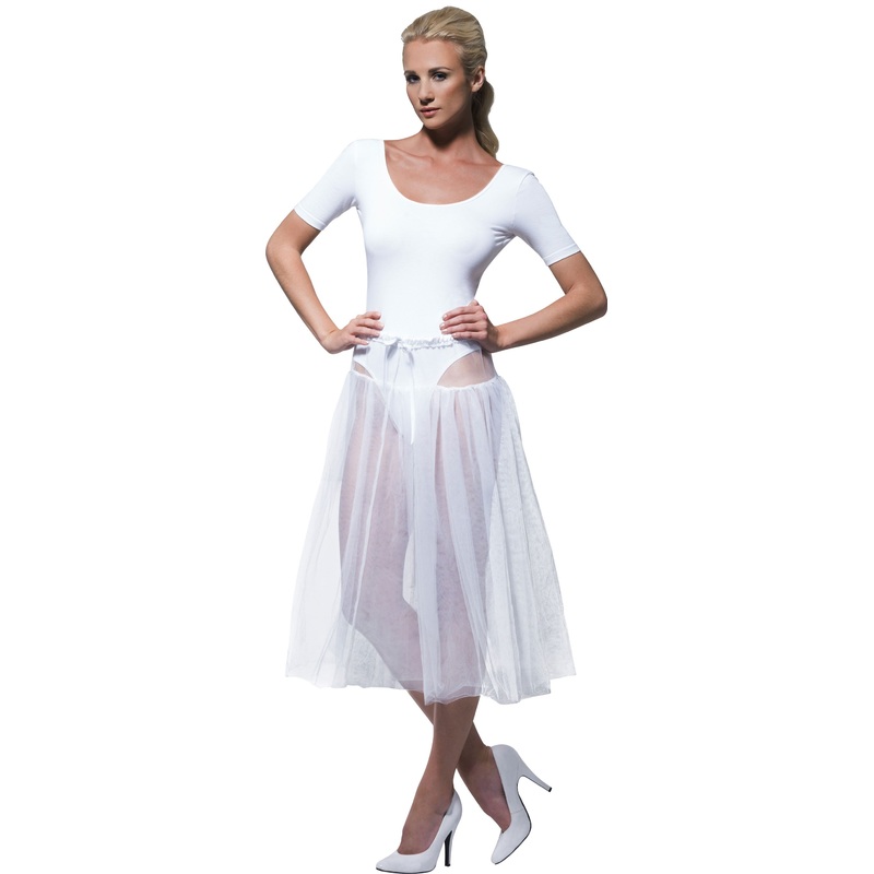 White long petticoat
