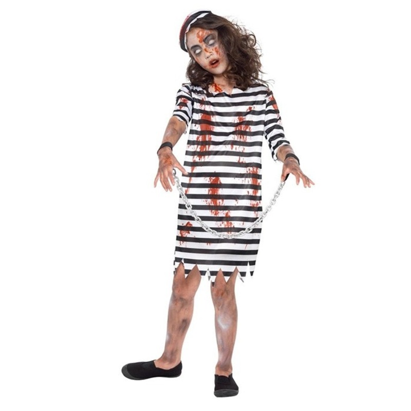 Zombie convict child costume