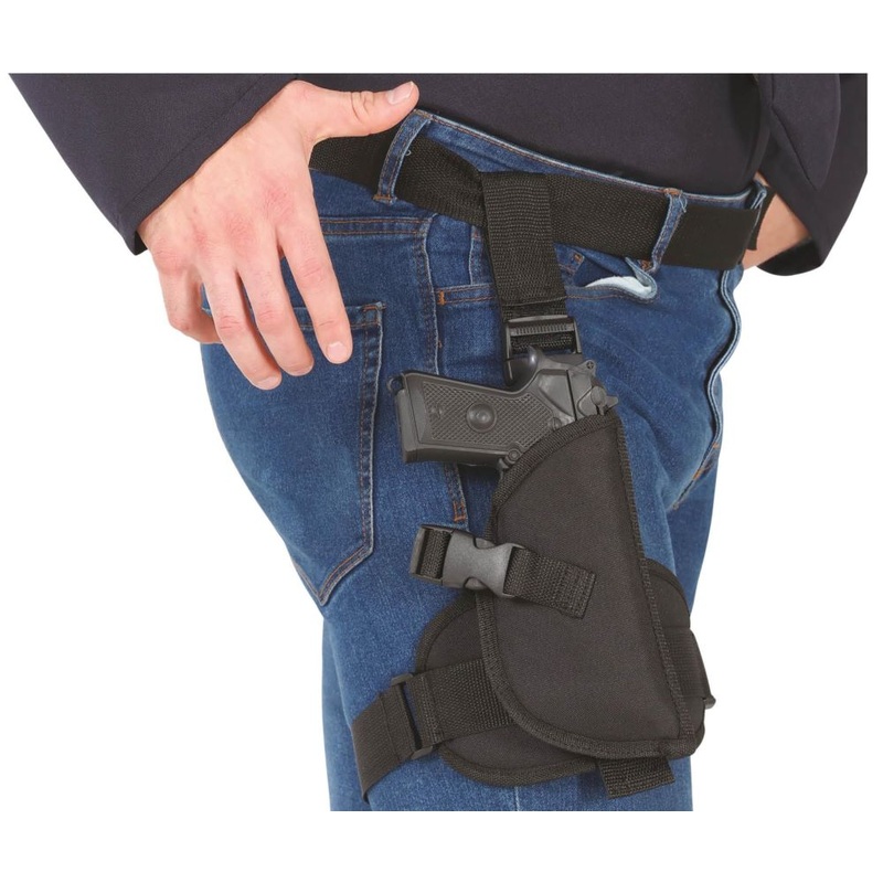 Adjustable police belt with dummy weapon
