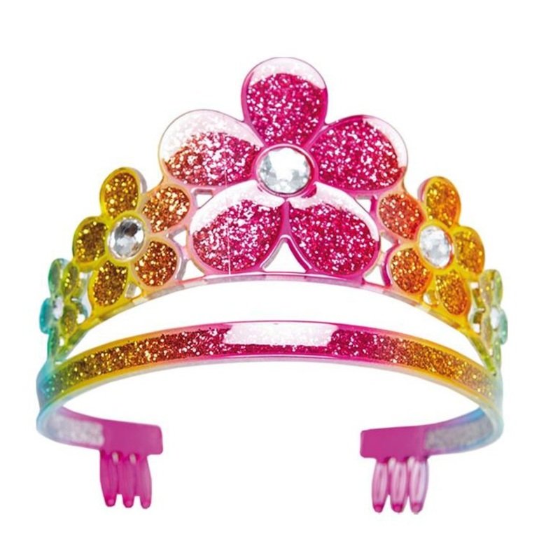 Colorful floral crown