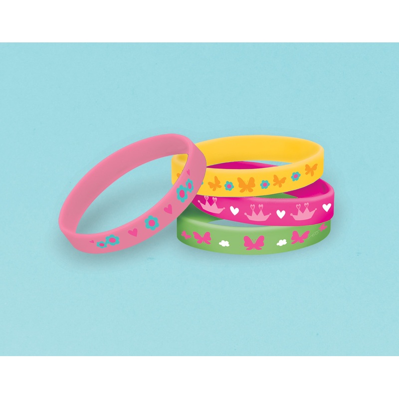 Magical Princess Daphne rubber bracelets 4 pieces