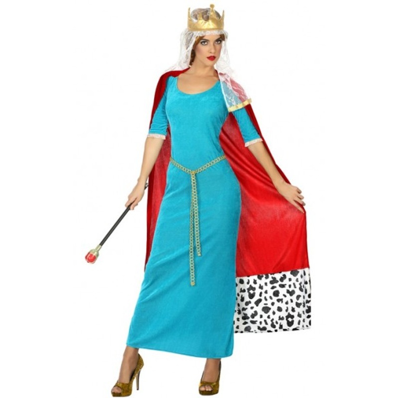 Medieval Queen Anastasia ladies costume XS-S