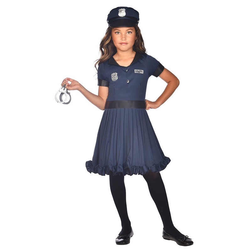 Mini Policewoman Anna Children's Costume