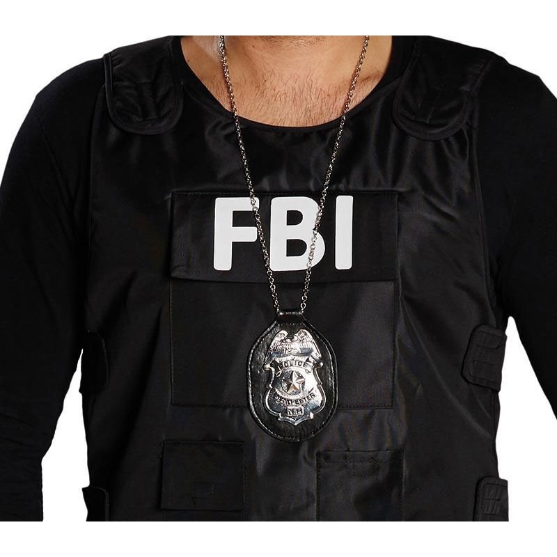 Necklace with police badge