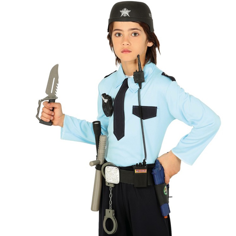 Police set with helmet for children