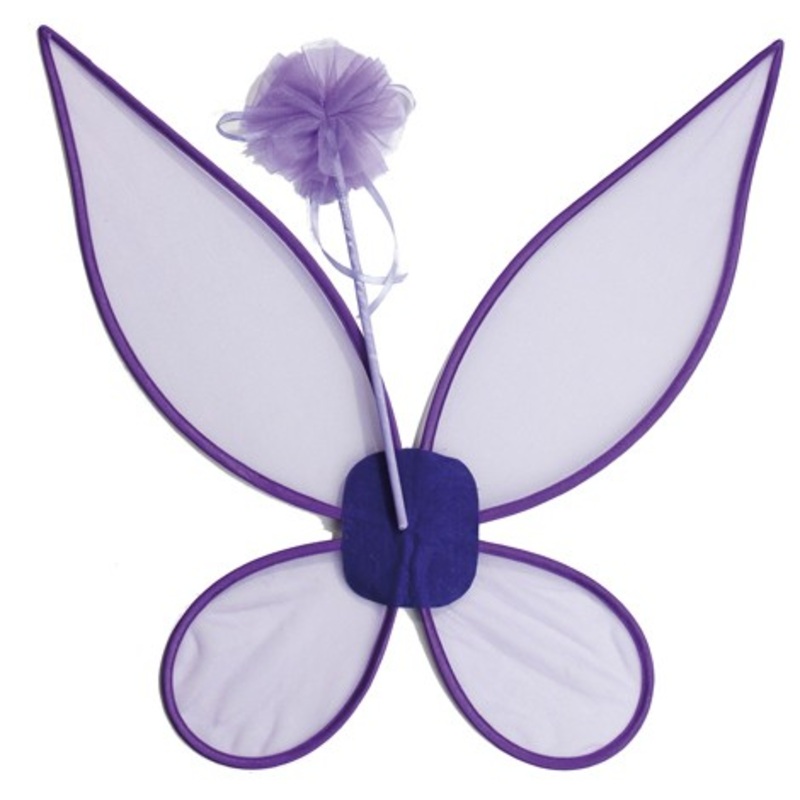Purple fairies children set 2 pieces
