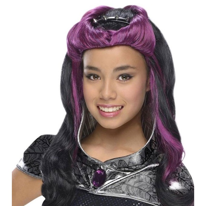 Raven Queen Ever After High wig for children