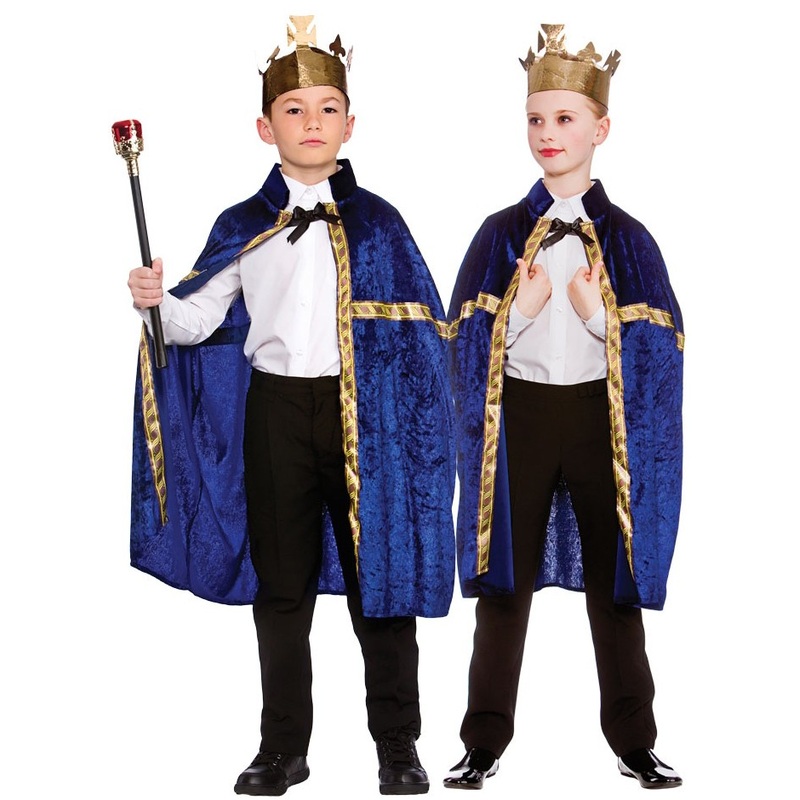 Rexa unisex royal cape with crown M