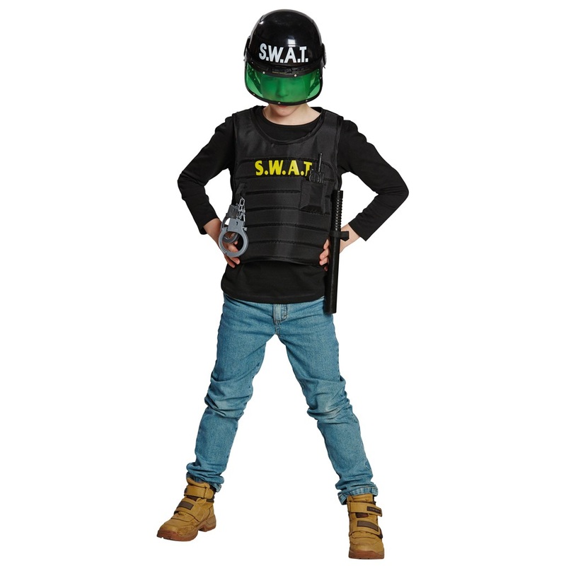 SWAT Agent children's vest black 116