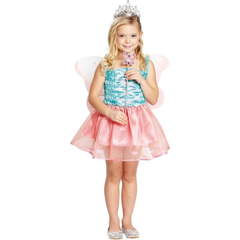 Tender fairy costume in pastel colors for children 92