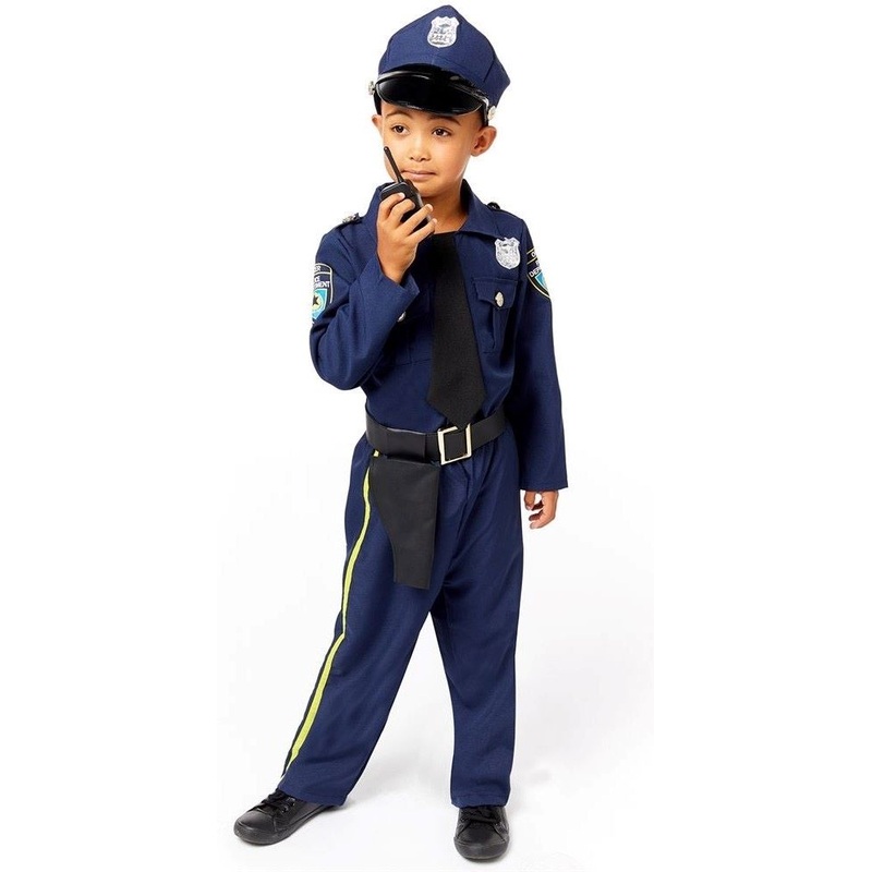 US Police Officer Costume Children's