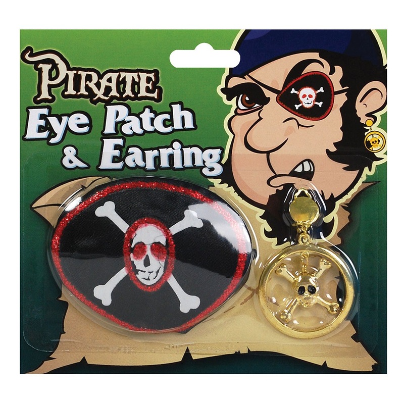 2-piece pirate costume accessories set