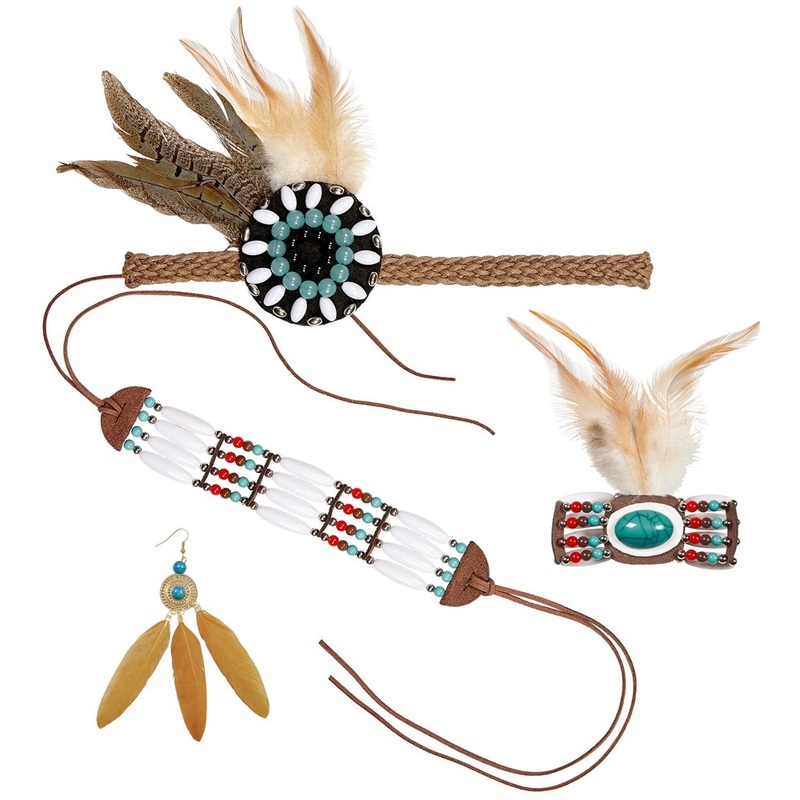 4-piece Indian jewelry set