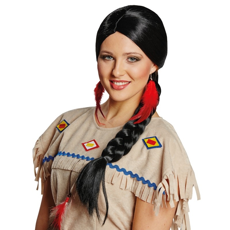 Braided Indian wig