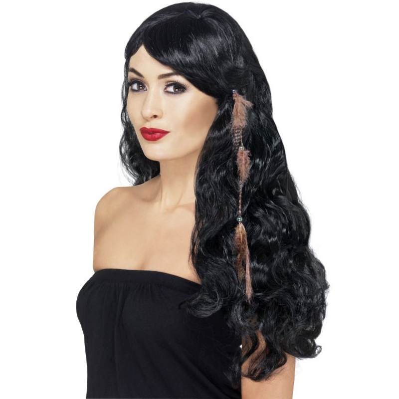 Brown Indian hair accessories