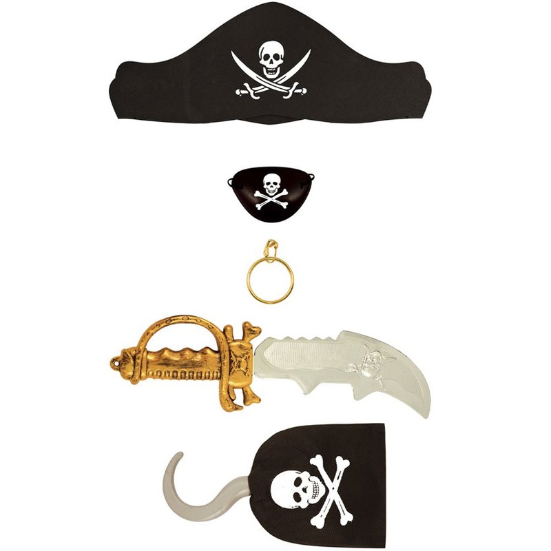 Captain Rotbart Pirate Set