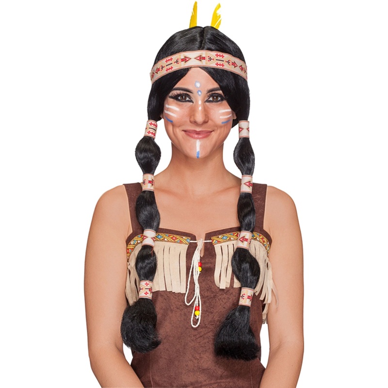 Cholena Indian bridal wig