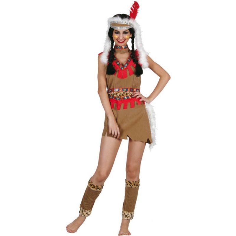 Indian squaw pocaru costume