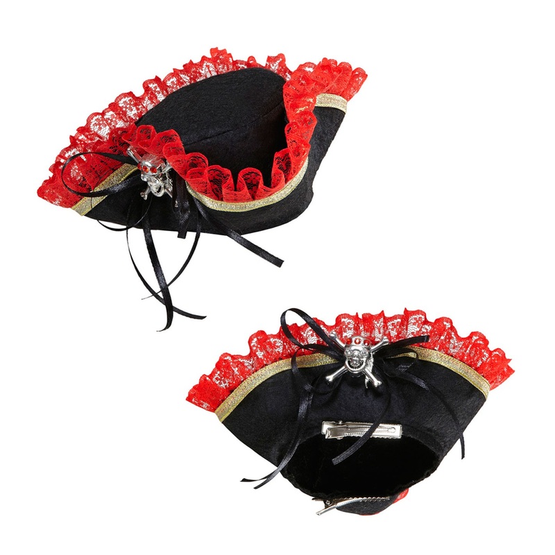 Mini pirate hat to clip on