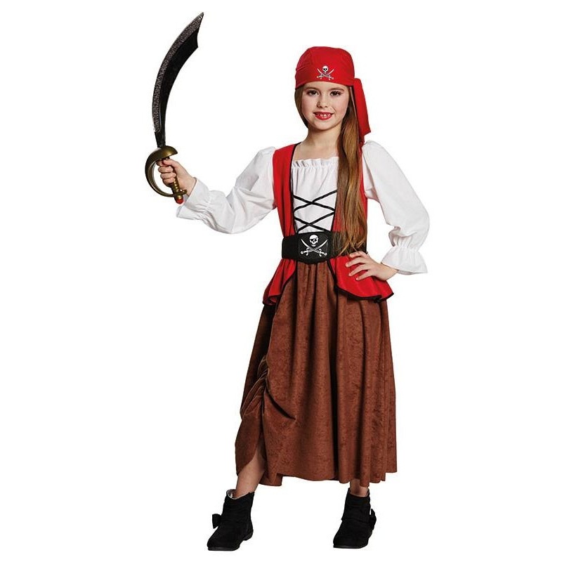 Pirate girl Lotte children's costume 116