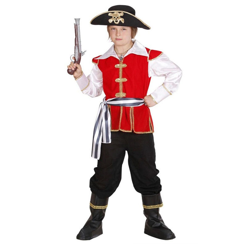 Pirate Red Fright Child Costume 128