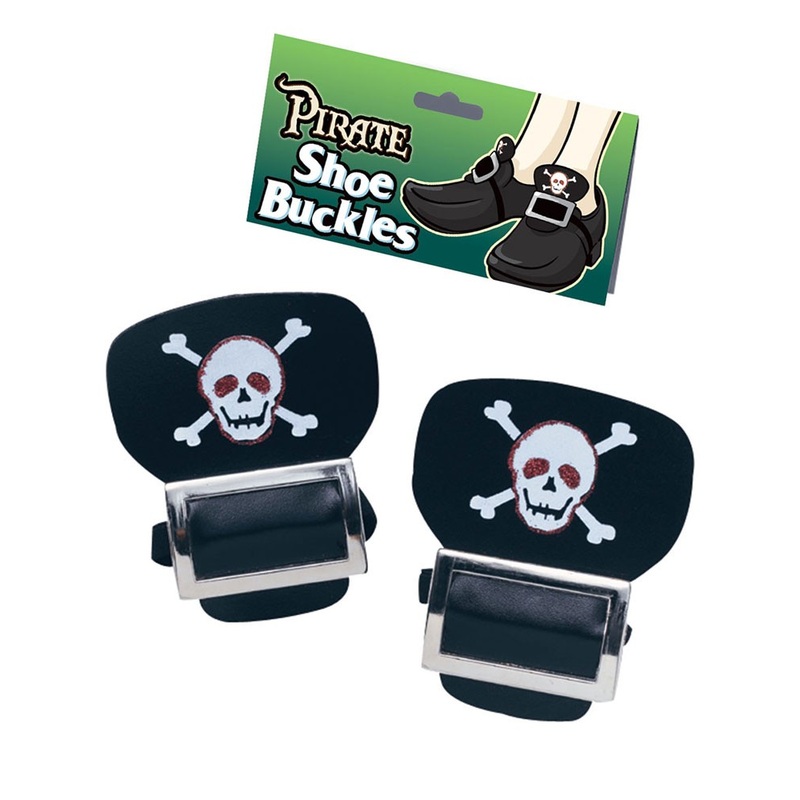 Pirate shoe buckle skull