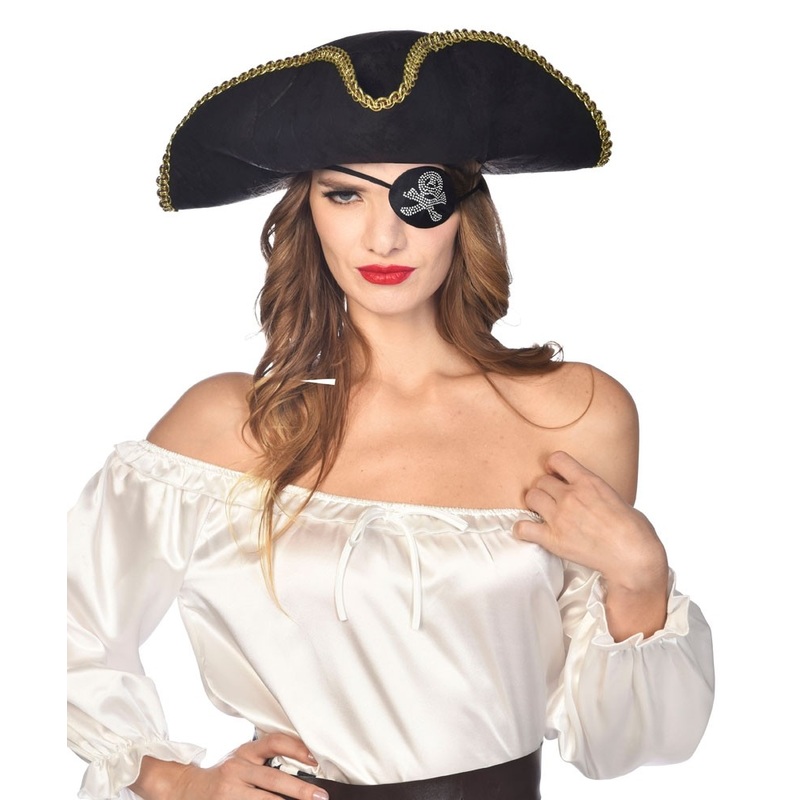Sparkling pirate eye patch
