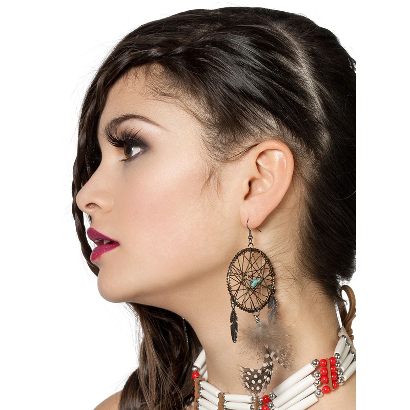 Teklah dream catcher earrings