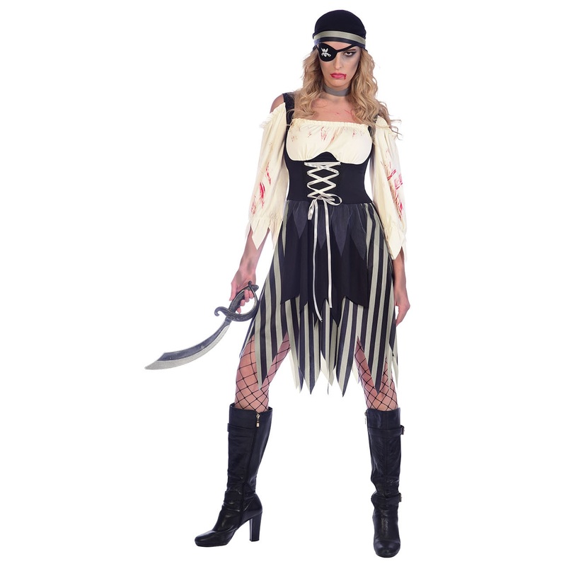 Undead pirate bride costume for women 32-34