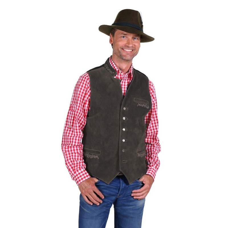 Classic traditional waistcoat in brown 46