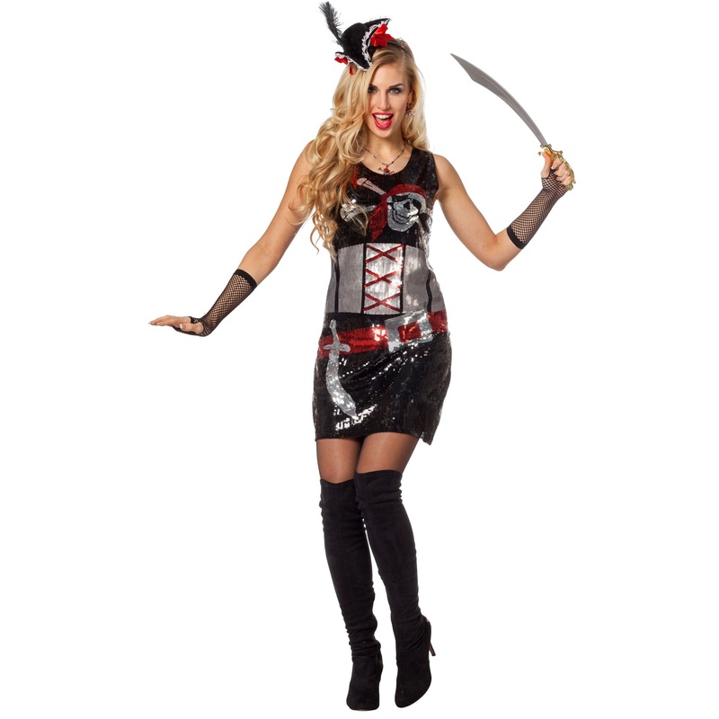 Glitter pirate women's dress 38